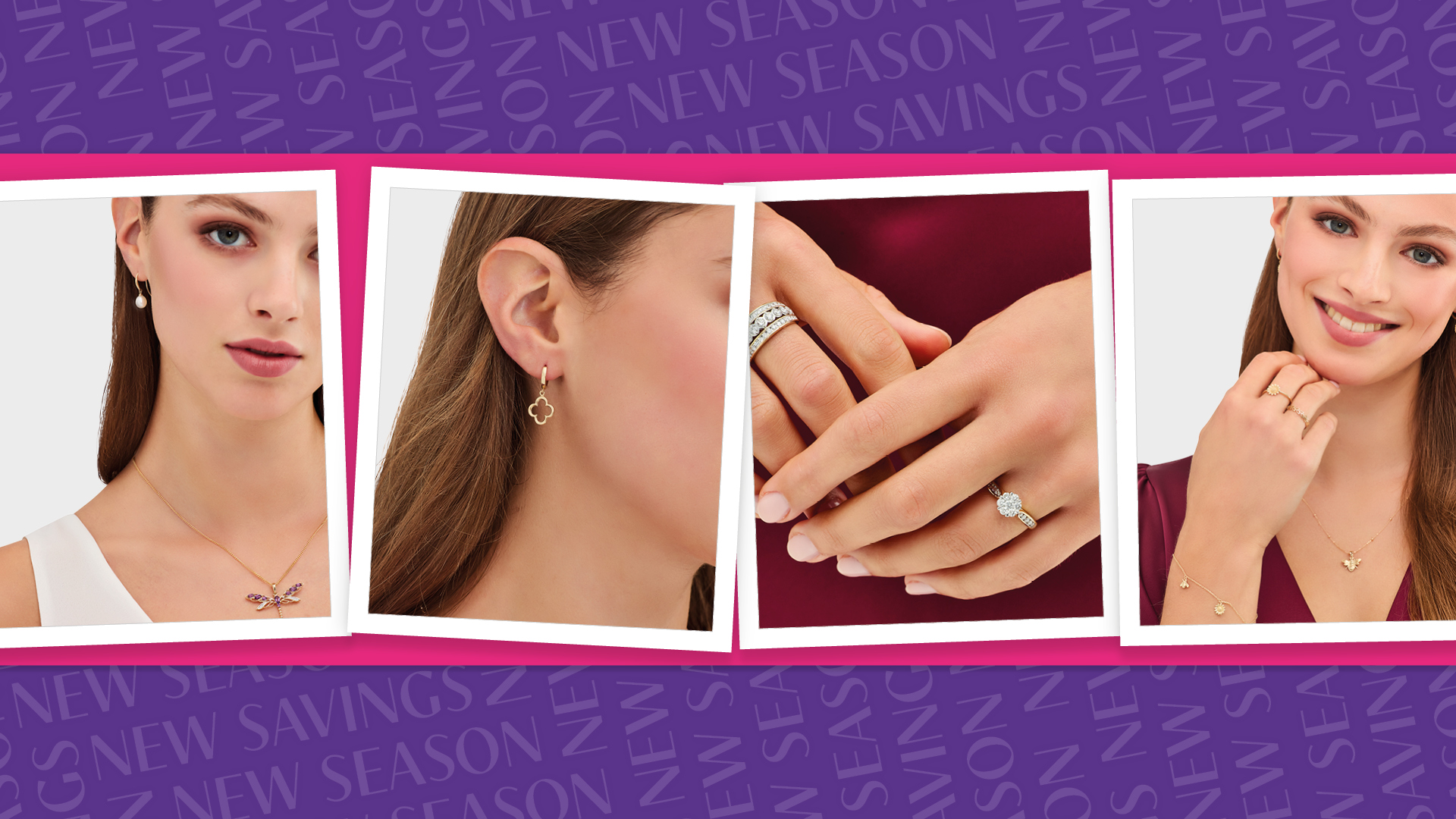 New season, new savings | Save up to 50% off selected jewellery styles.
