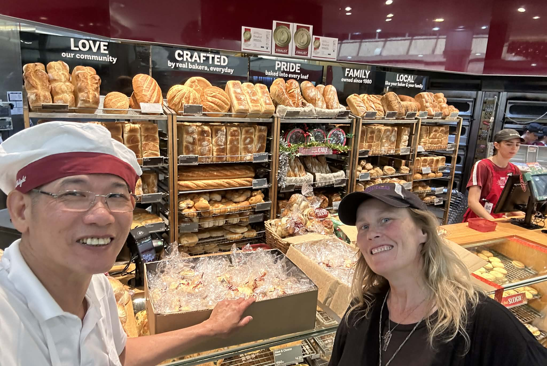 AOK and Baker's Delight 2025 Christmas Donation