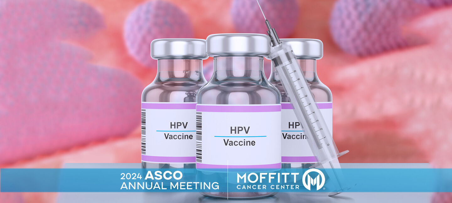 image of vials that say HPV vaccine 