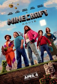 A Minecraft Movie - Film Poster featuring Black, Momoa