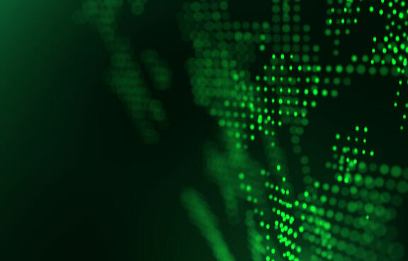 Abstract Technology Green