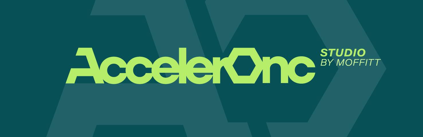 graphic of AccelerOnc logo