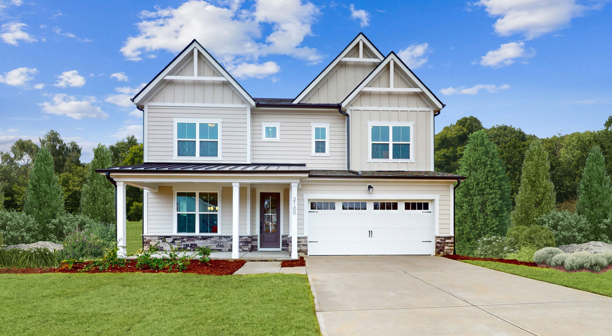 two-story single-family home exterior