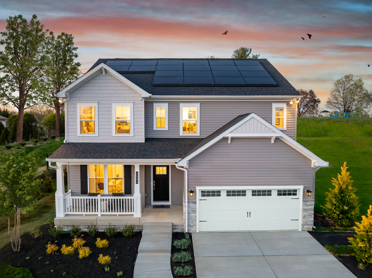 2-car garage single-family home exterior