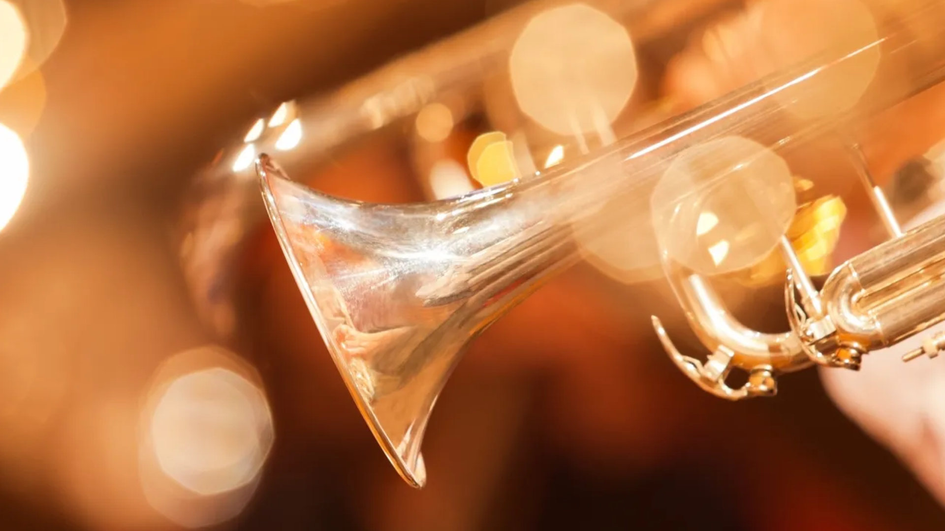 Jazz trumpet playing music
