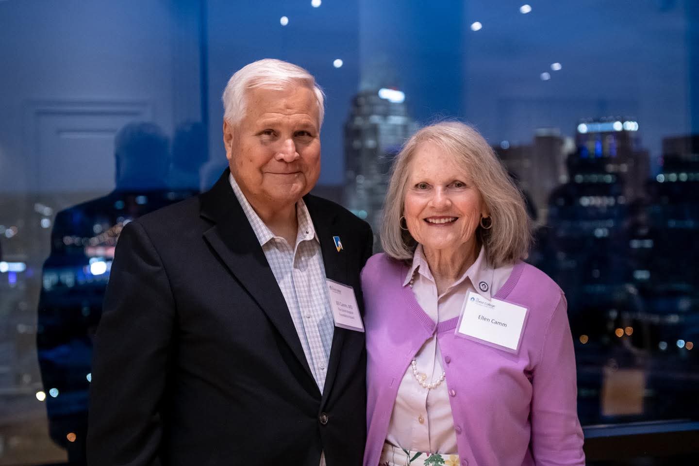 Bill Ellen Camm at Christ College Night of Impact