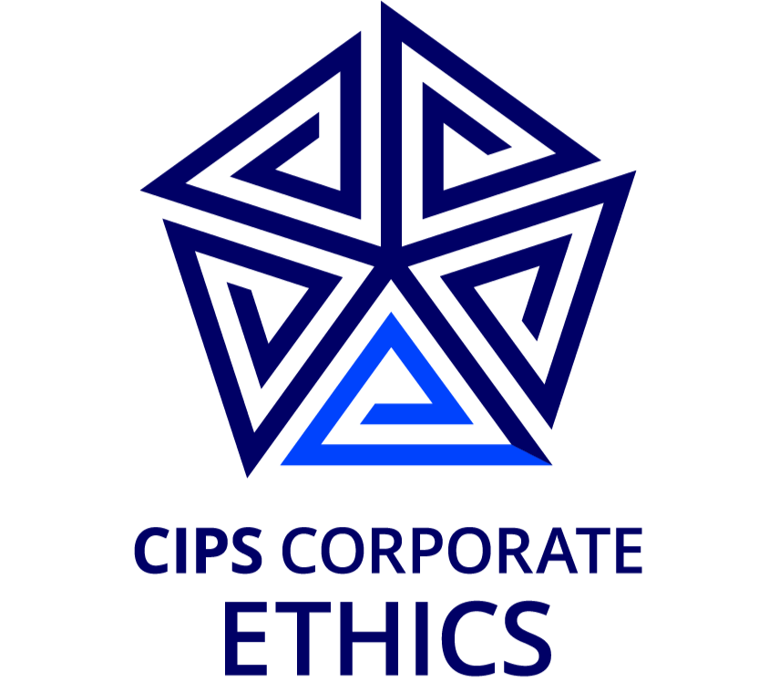 Logo with text 'CIPS Corporate Ethics'