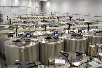 Liquid nitrogen tanks