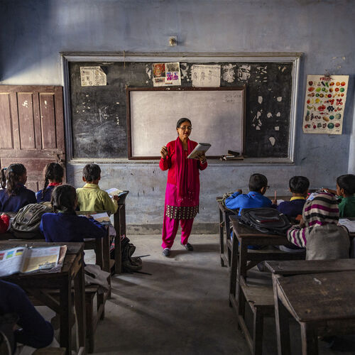 HOYA's Corporate Social Responsibility: a classroom in a third world country