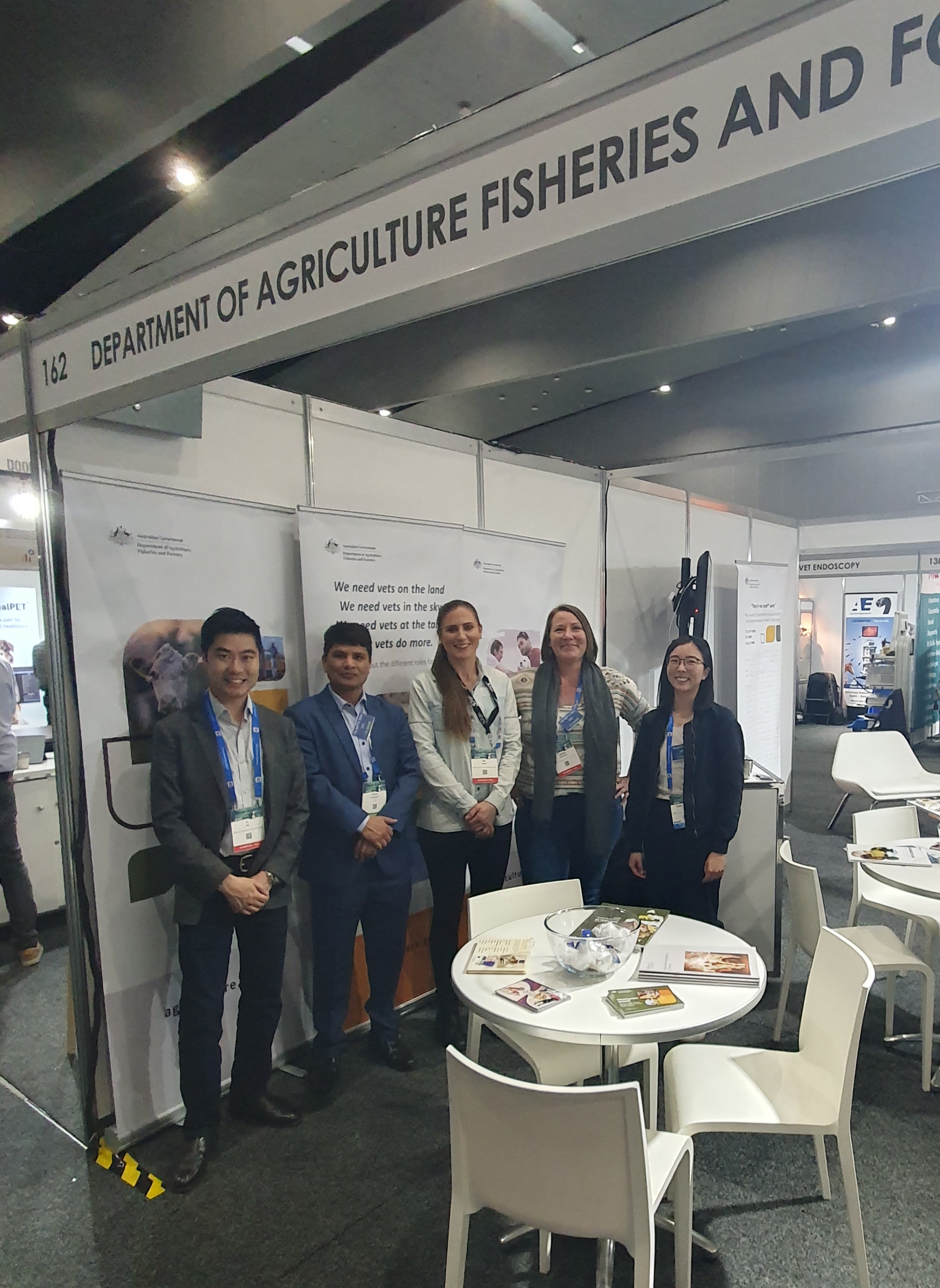 DAFF veterinarians at 2024 AVA Conference