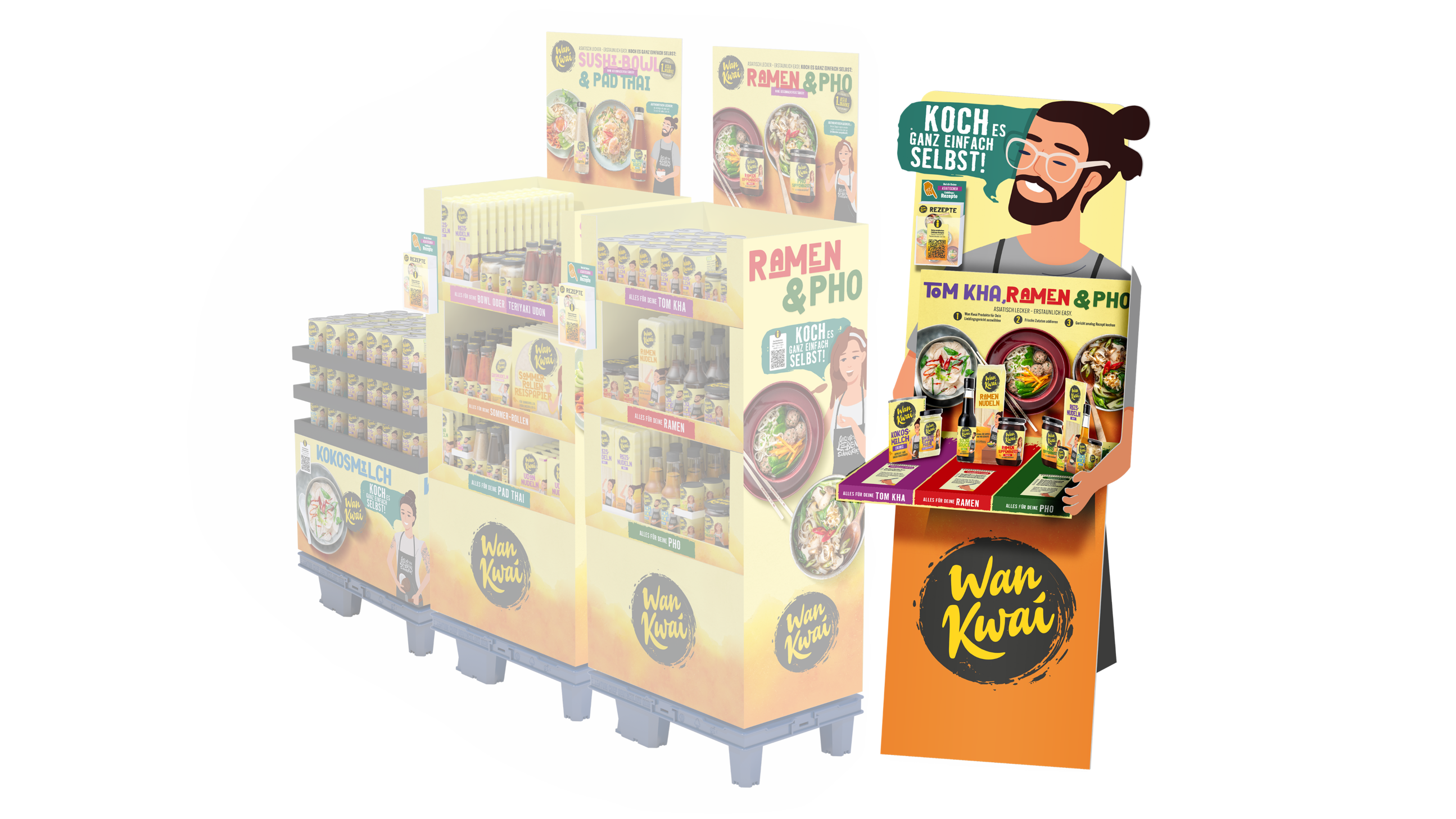 A point of sale product for Wan Kwai products