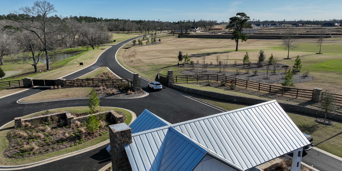 gated community with guard house