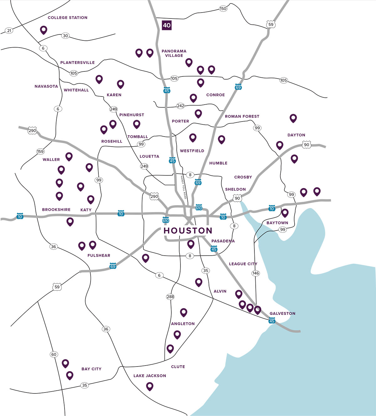 Houston Map