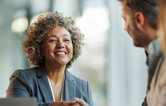 Businesswomen in office meeting