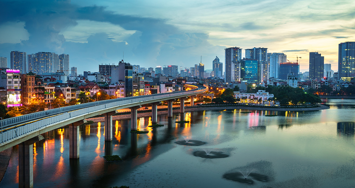 Hanoi is the cultural, political and economic heart of the Red River Delta
