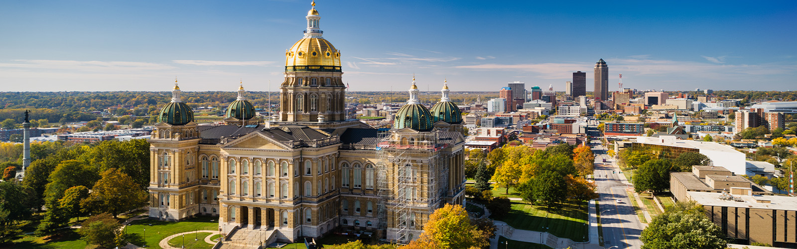 A view of an Iowa skyline