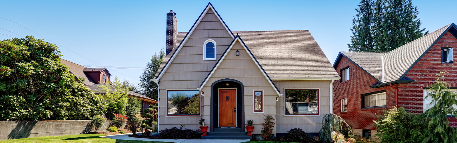 A small craftsman-style home