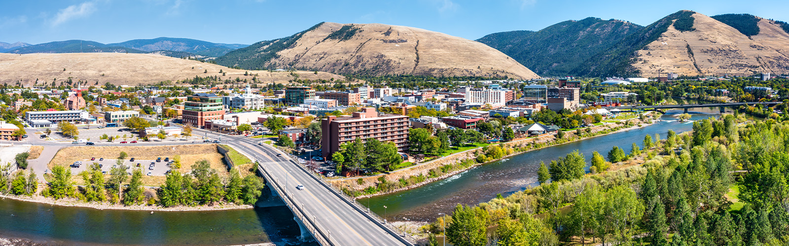 A view of a Montana skyline