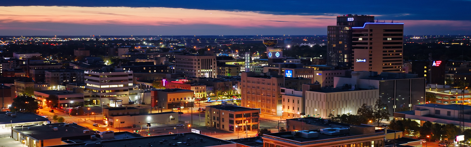 A view of a North Dakota skyline