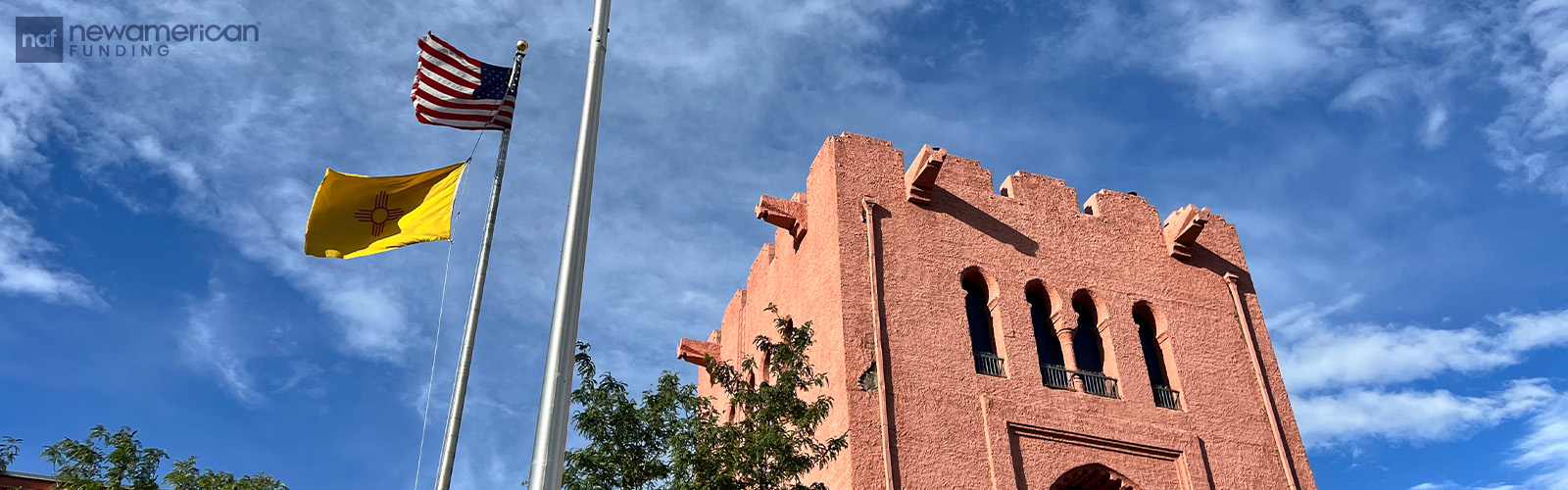 A shot of a major city in New Mexico