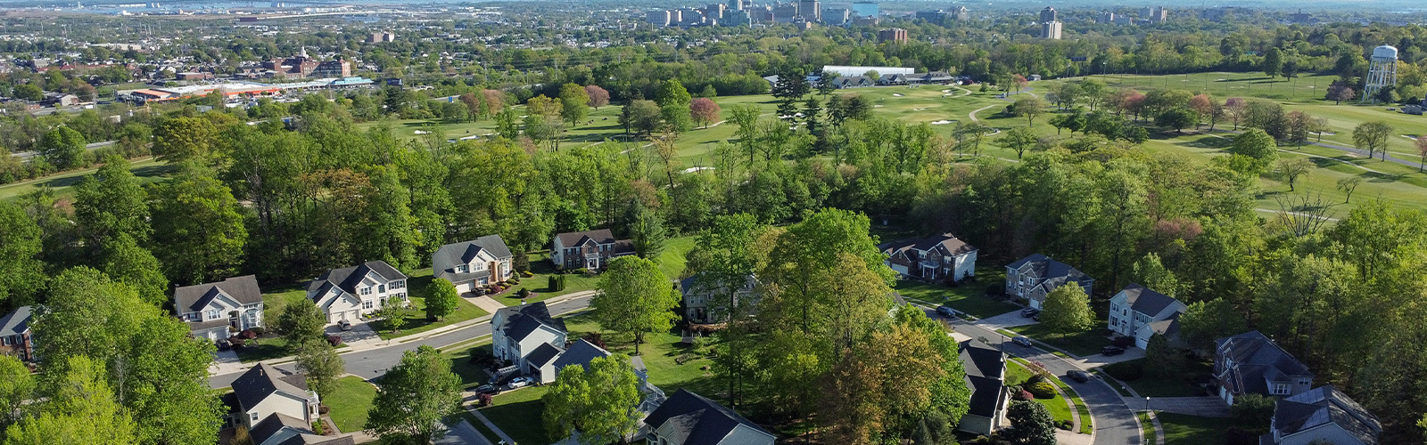 View of city in Delaware.