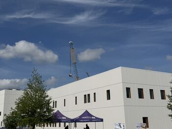 The 55-ton cyclotron traveled more than 4,600 miles from Belgium. It&rsquo;s the first and most advanced proton therapy system in the Tampa Bay area. &nbsp;