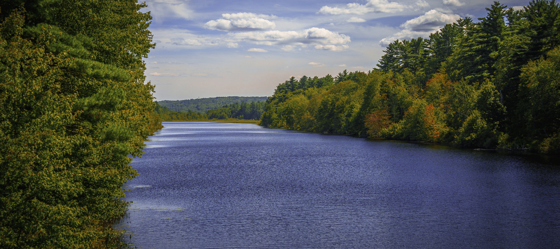 An image of the terrain in New Hampshire