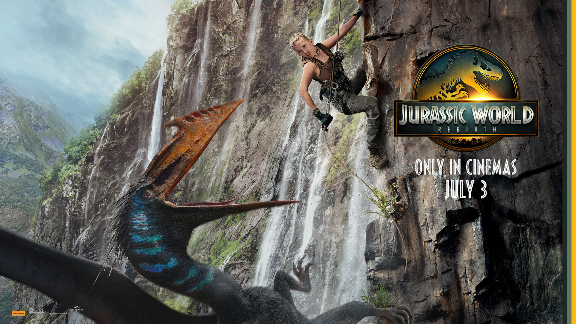 Jurassic World Rebirth movie poster
