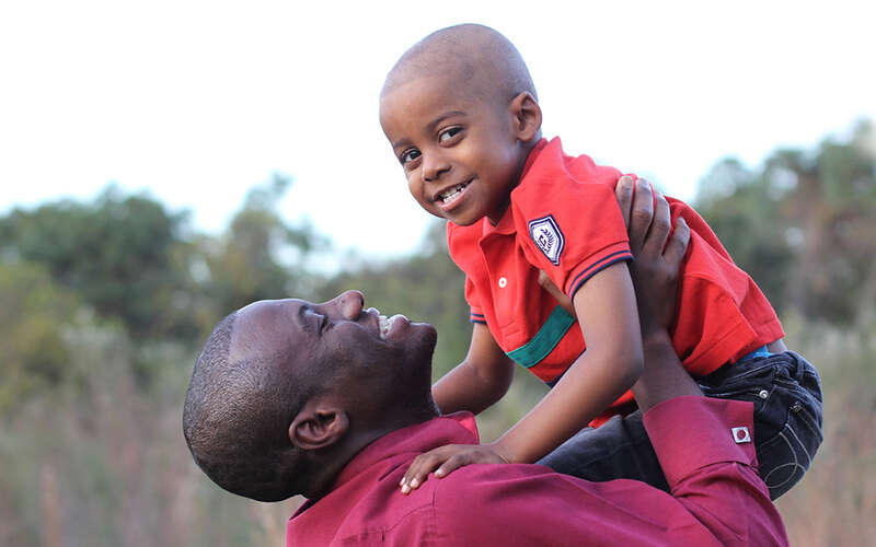 Kosj Yamoah, MD, PhD, had just started working at Moffitt Cancer Center as a radiation oncologist when his son, Zion, was diagnosed with a rare and aggressive childhood brain cancer.