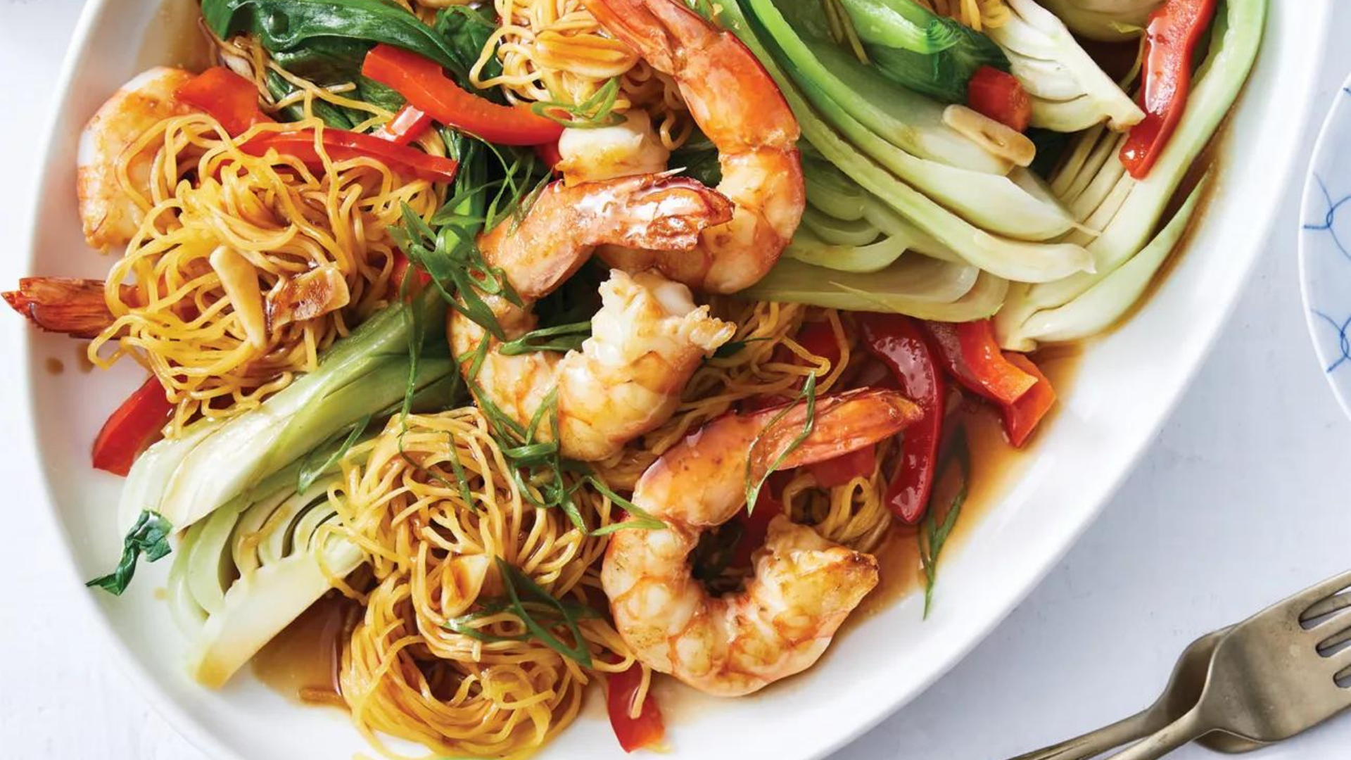 Lunar New Year recipes: Prawn Longevity Noodles
