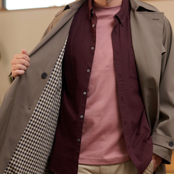 Menswear trenchcoat