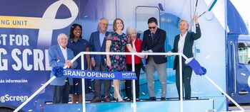 Mobile Unit Ribbon Cutting