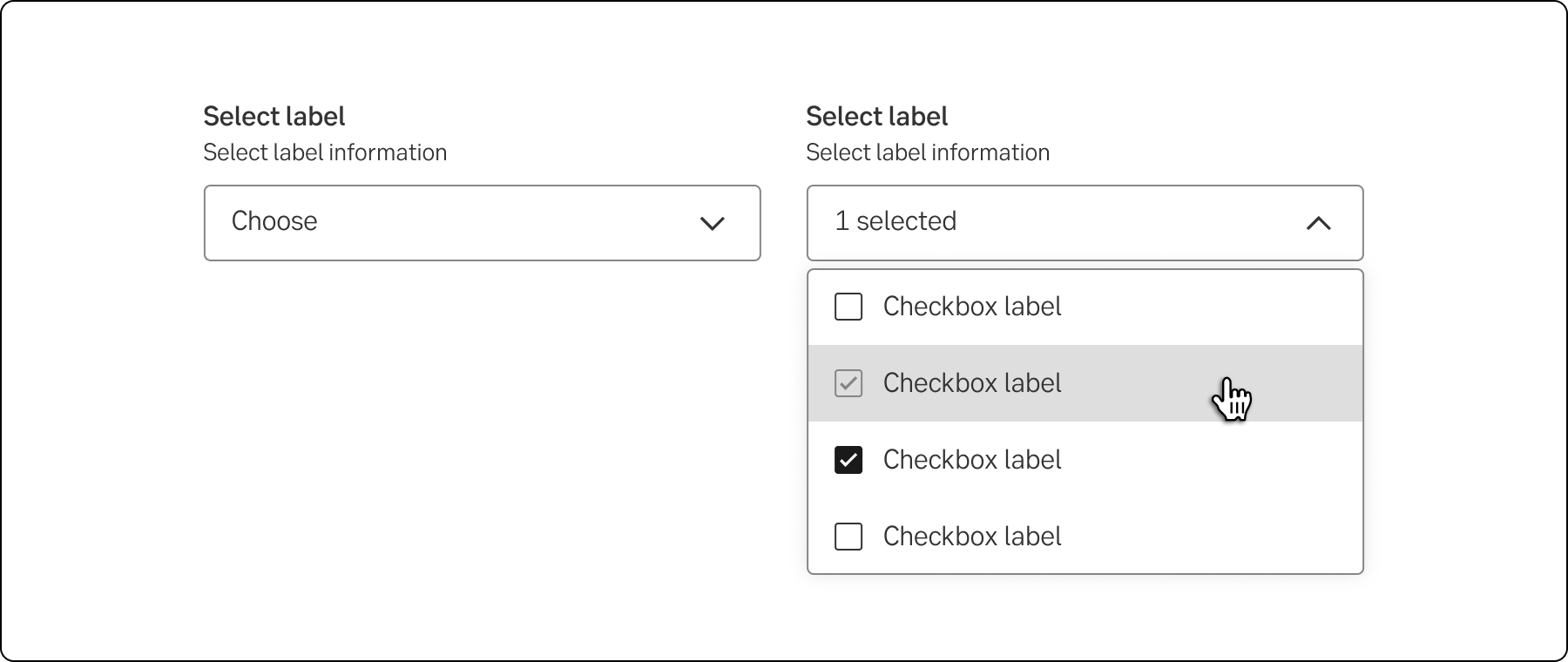 Multi-select dropdown