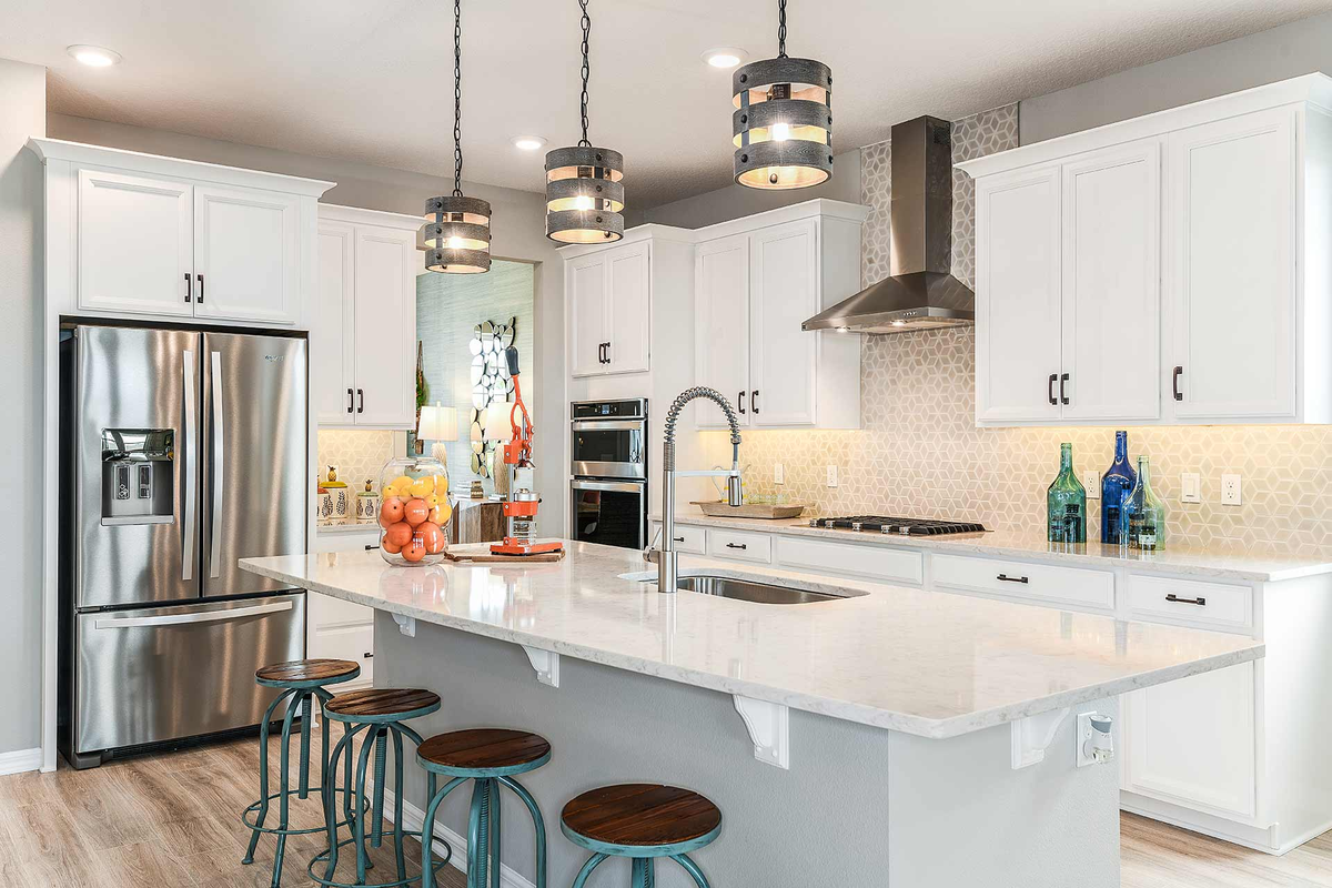 chef-inspired kitchen with quartz countertops