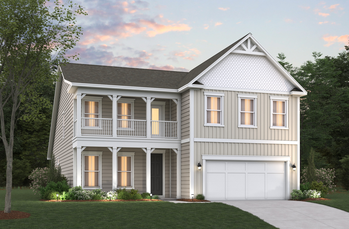 tan vinyl siding with white trim