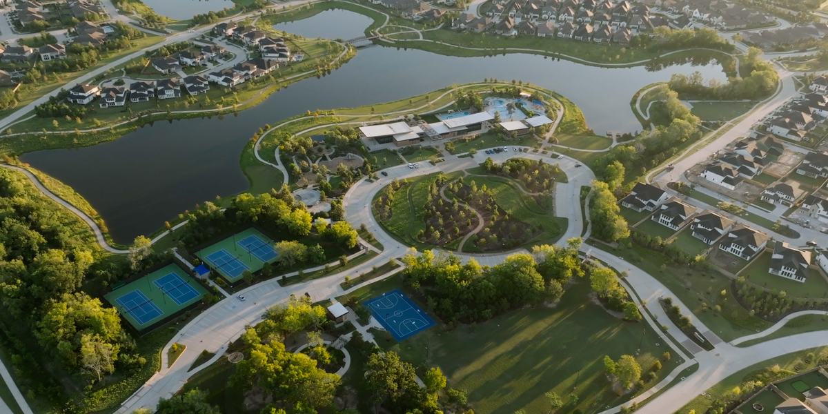 amenity complex with pool and playground