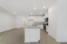 center island kitchen and stainless-steel appliances 