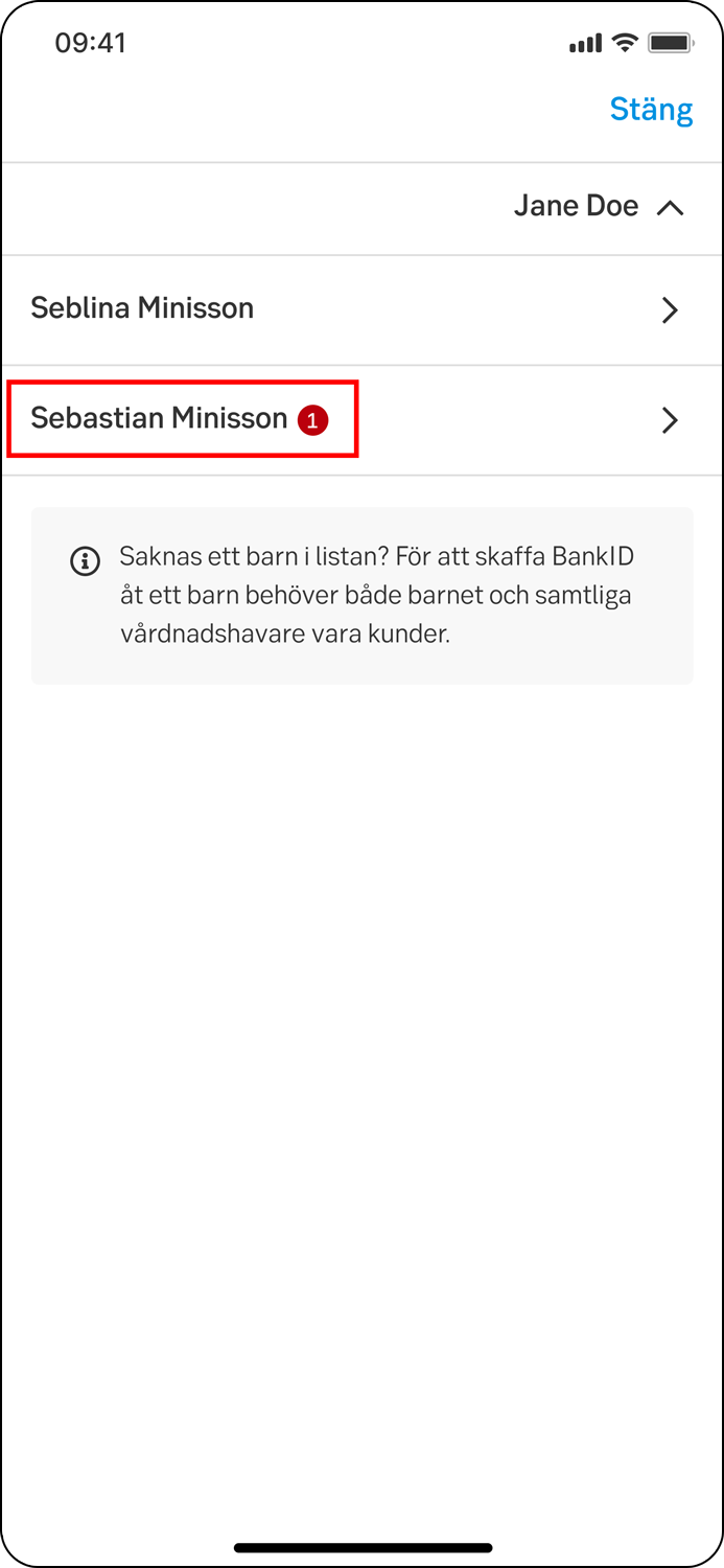 SEB ung aktivera barn