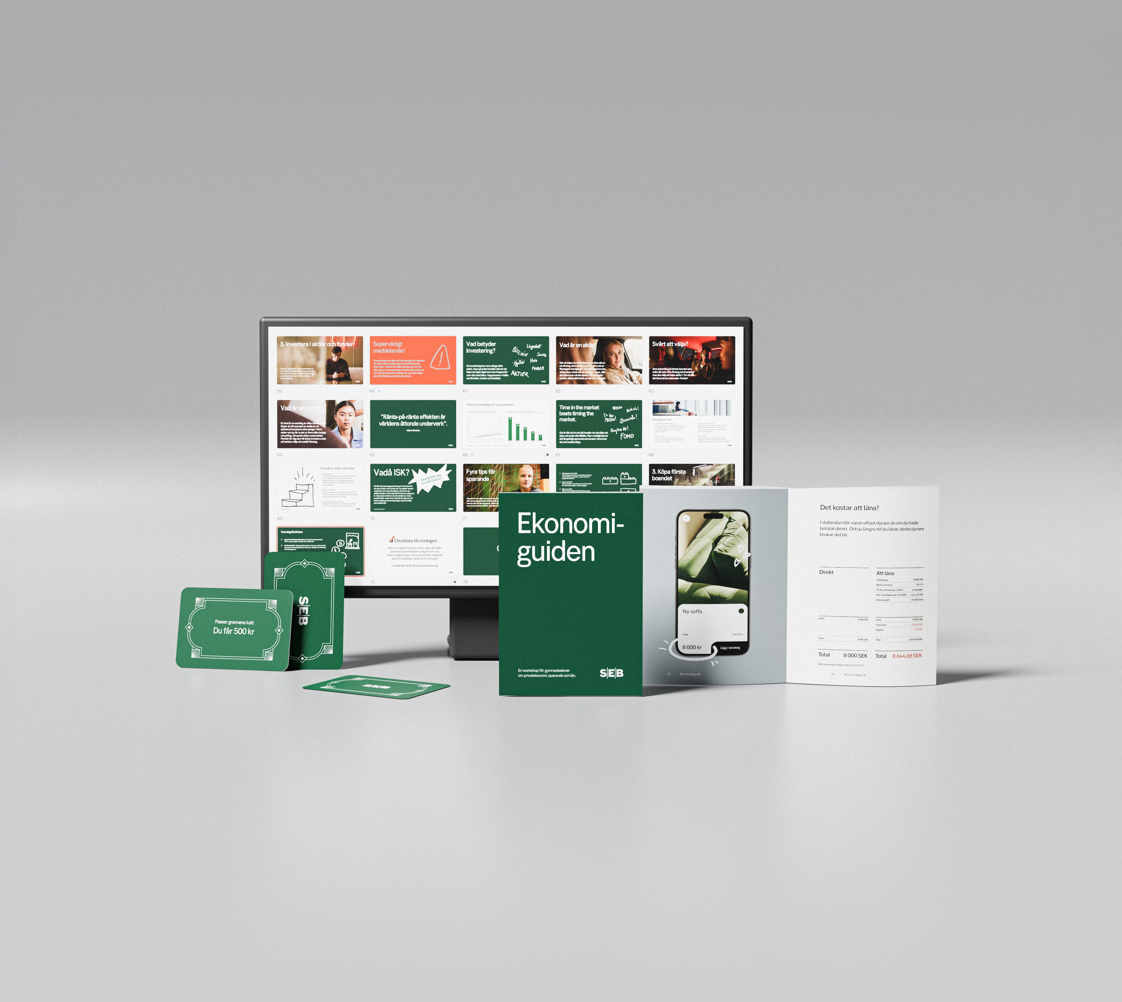 SEB:s workshopmaterial Ekonomiguiden.