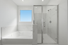 spacious bathroom with soaking tub and walk-in shower
