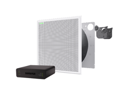 Shure MXA902 Integrated Conferencing Ceiling Array and ANIUSB MATRIX USB Audio Network Interface
