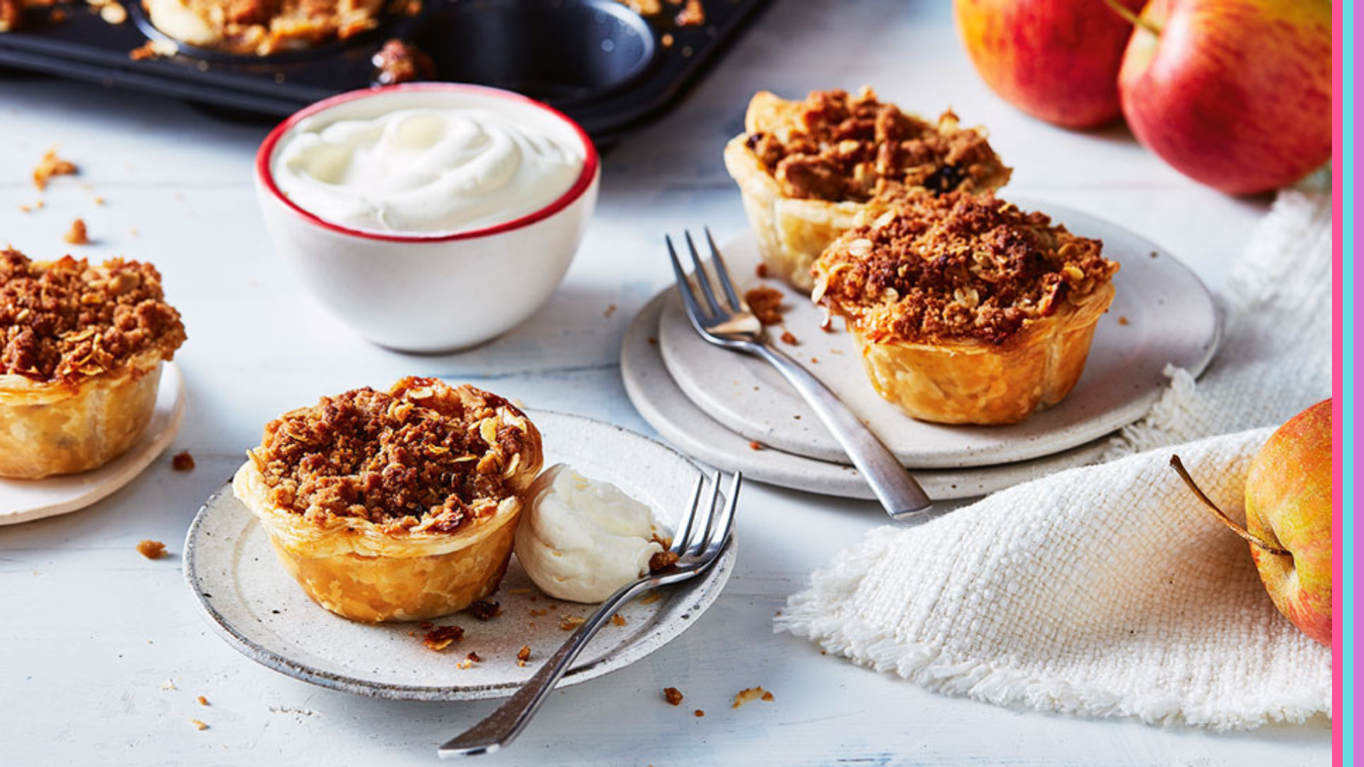 Smitten Kitten Apple Crumble Pies