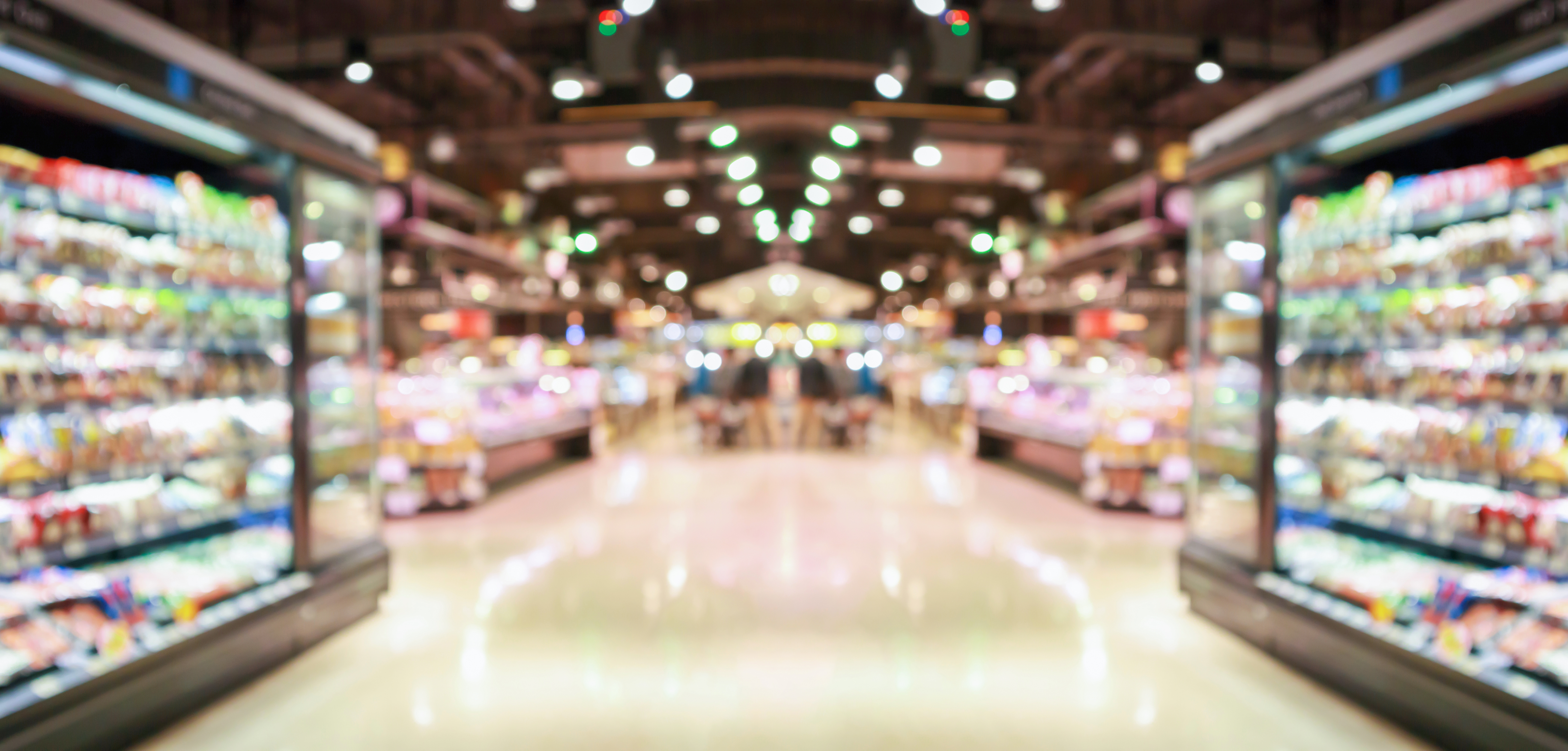 Supermarket aisle