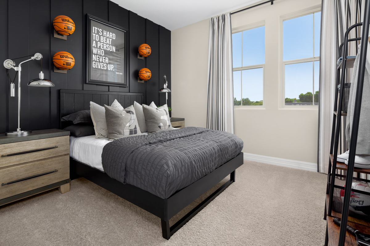 bedroom with bed and window
