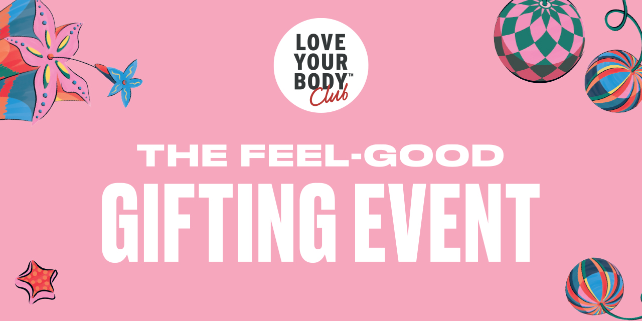 bold text pink background vip event