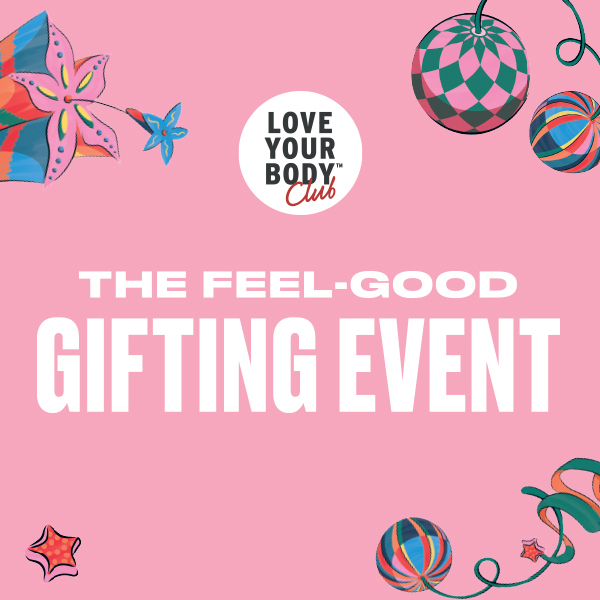 bold text pink background vip event