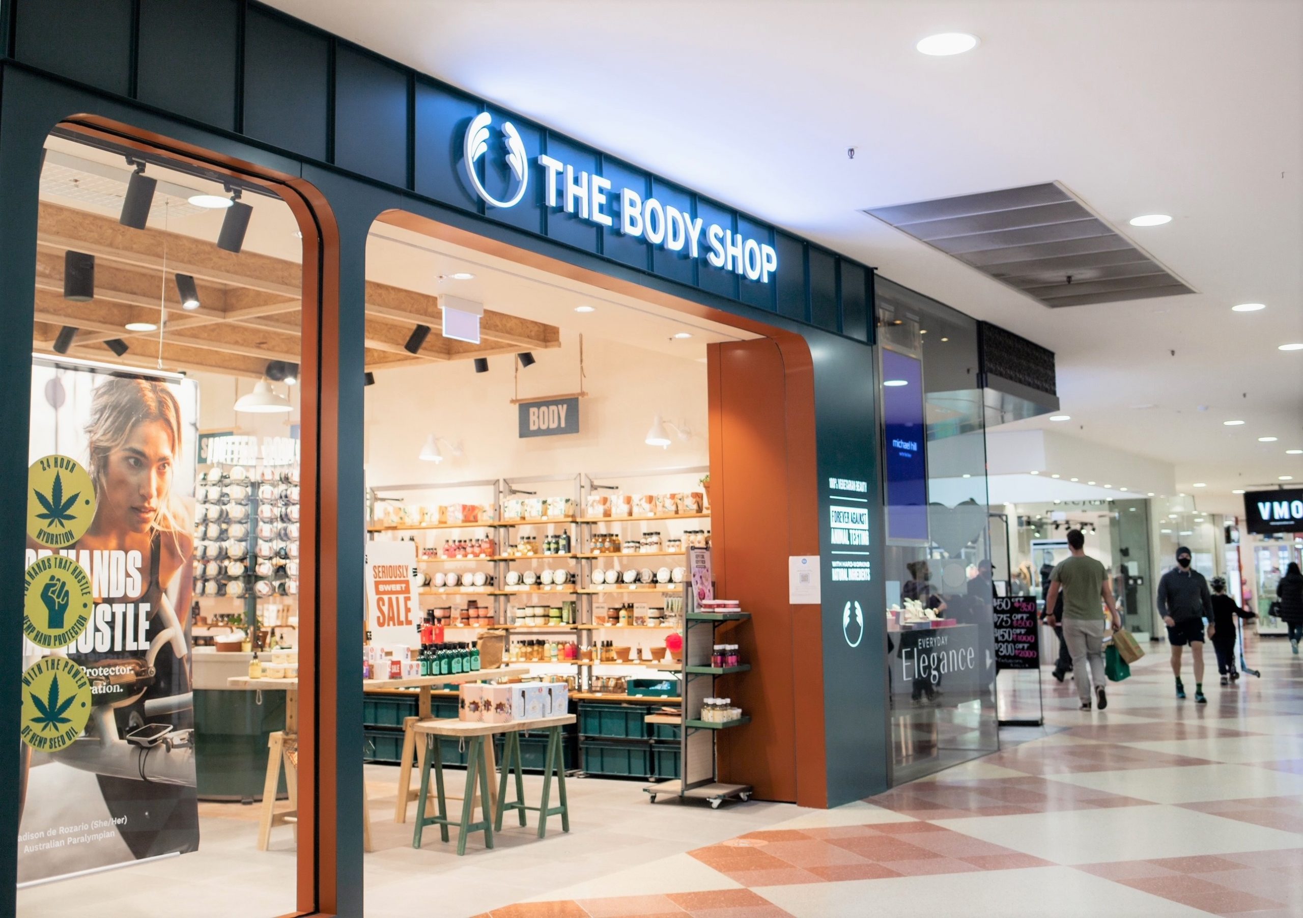 The Body Shop White Musk eau de toilette, Vitamin E cream and Camomile cleansing butter