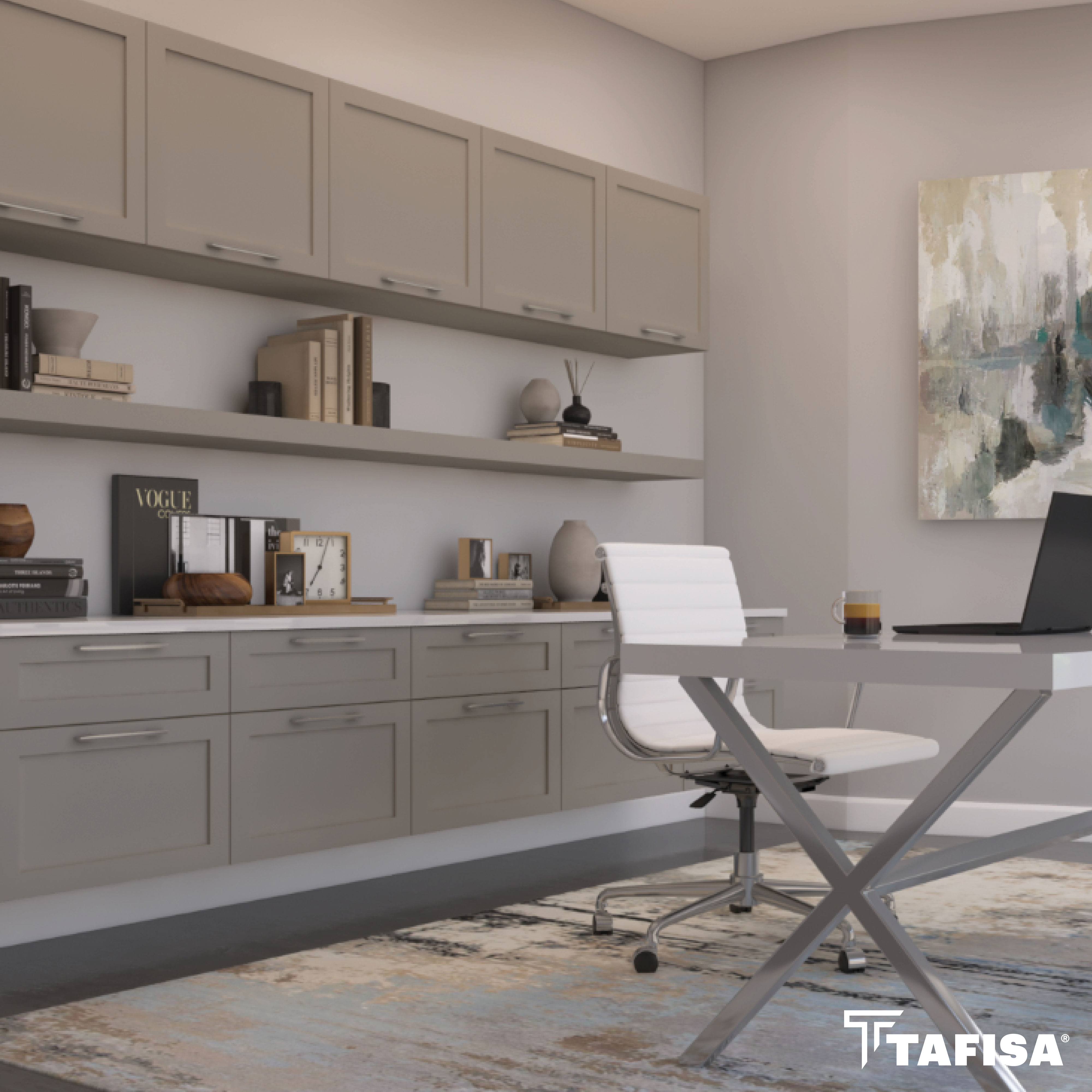 Tafisa decorative panels used in commercial casework and wall panel applications