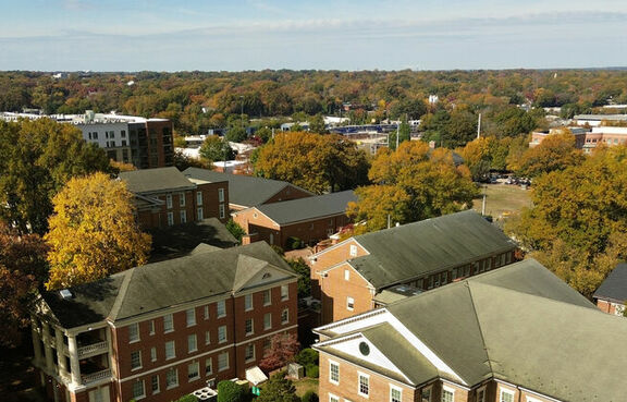 The campus of William Peace University in Raleigh North Carolina