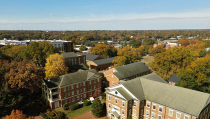 The campus of William Peace University in Raleigh North Carolina